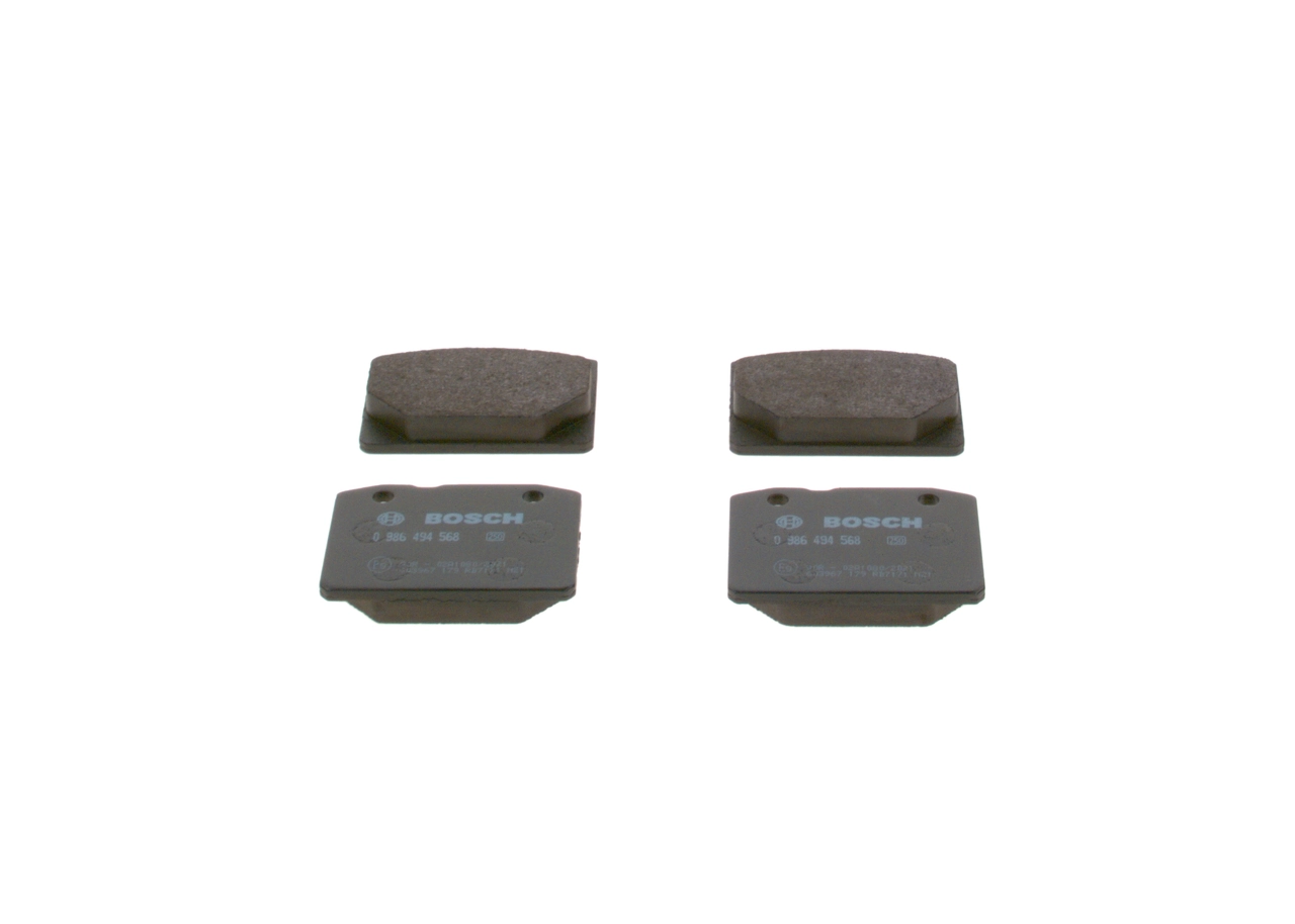 Купити 0986494568 Bosch Колодки гальмівні передні, дискові