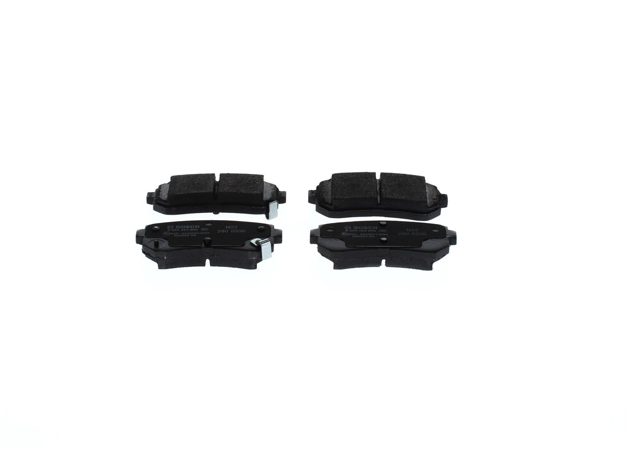 0986424956 Bosch Колодки гальмівні задні, дискові