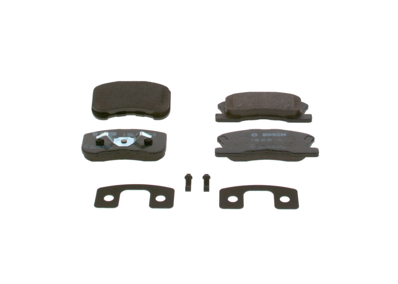 Гальмівні колодки Bosch 0986424697 ціна, від 24.57 USD