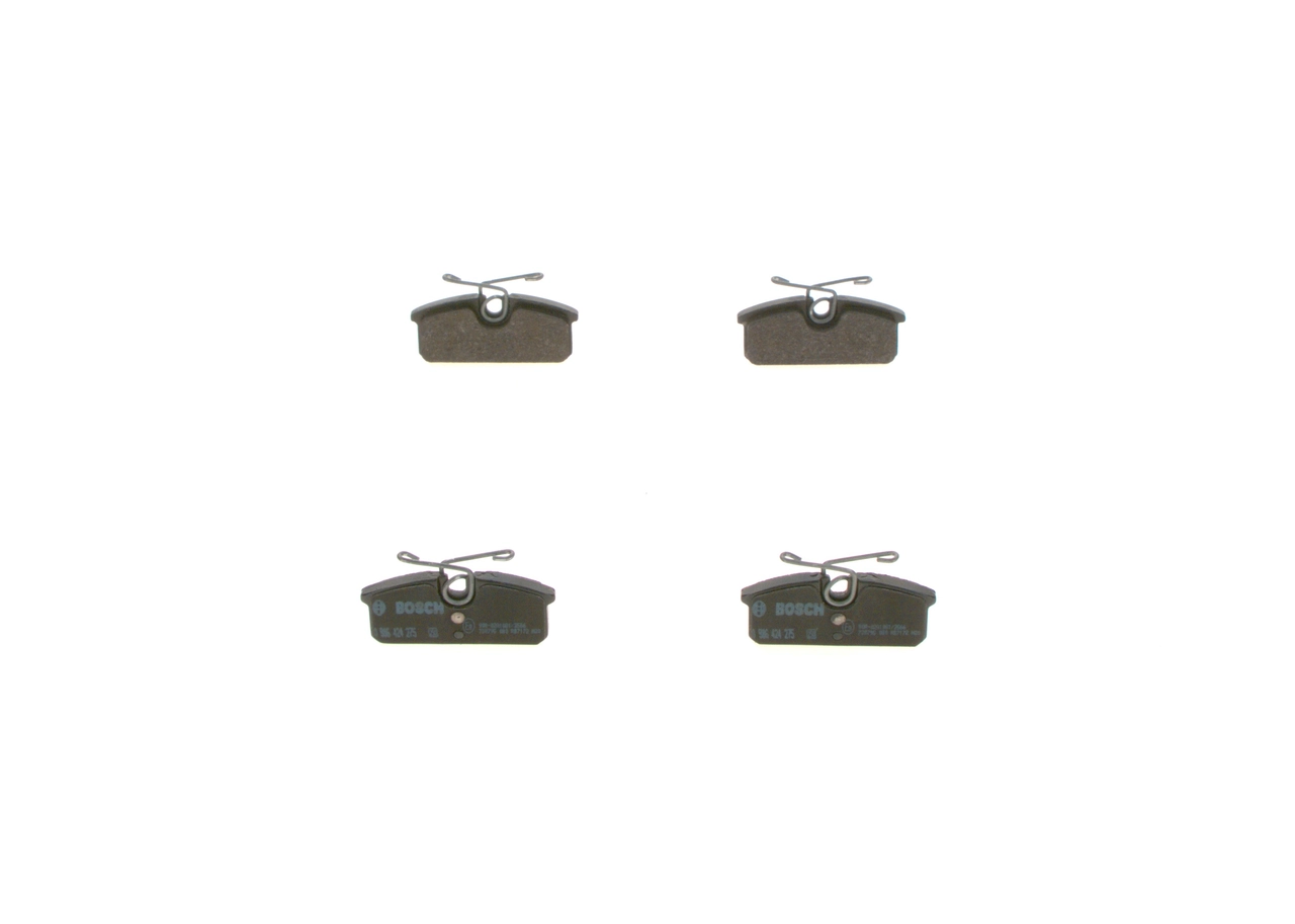 0986424275 Bosch Колодки гальмівні задні, дискові
