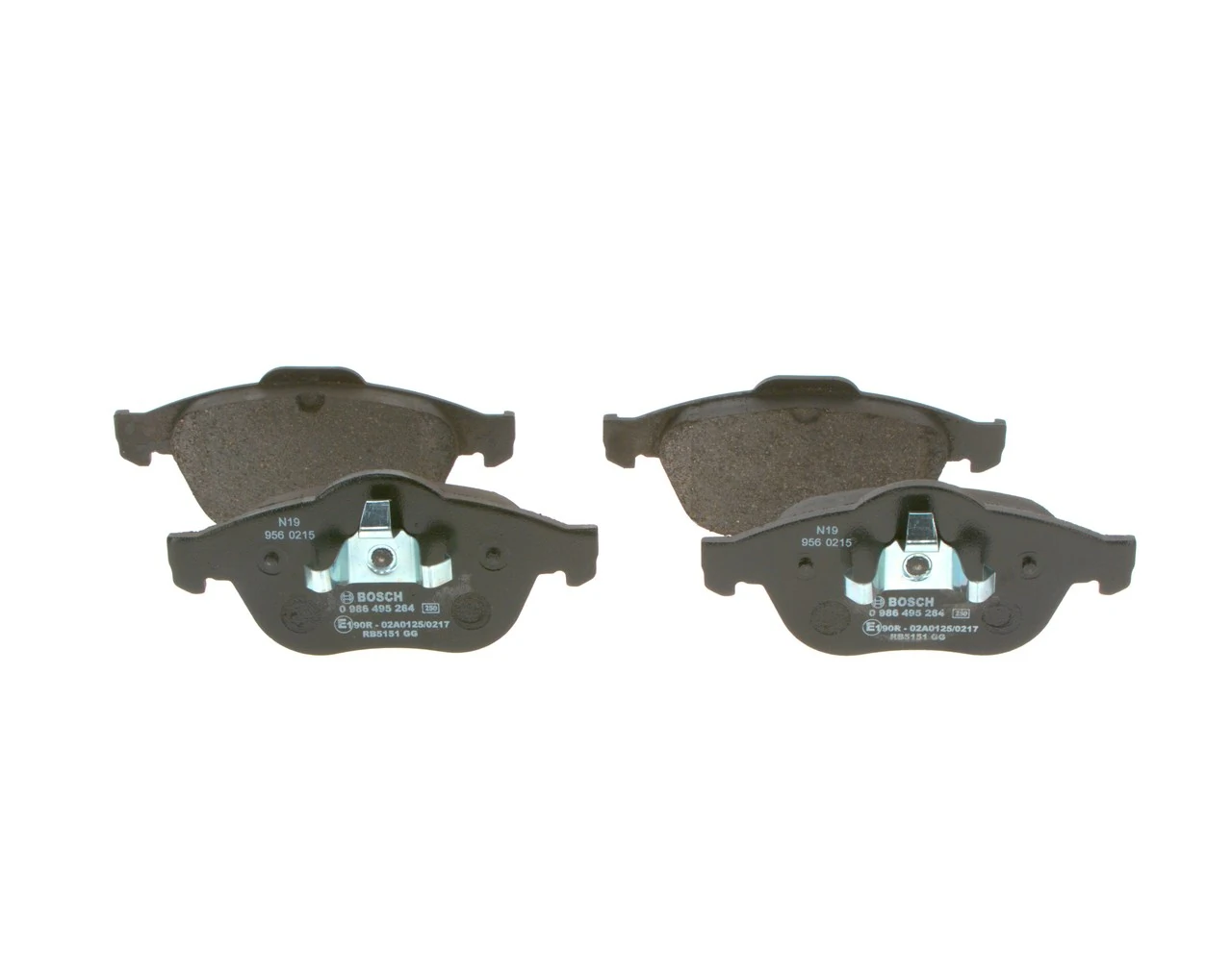 0986495264 Bosch Передні гальмівні колодки