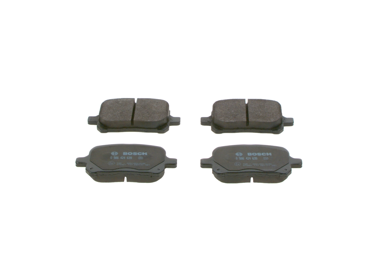 0986424639 Bosch Передні гальмівні колодки