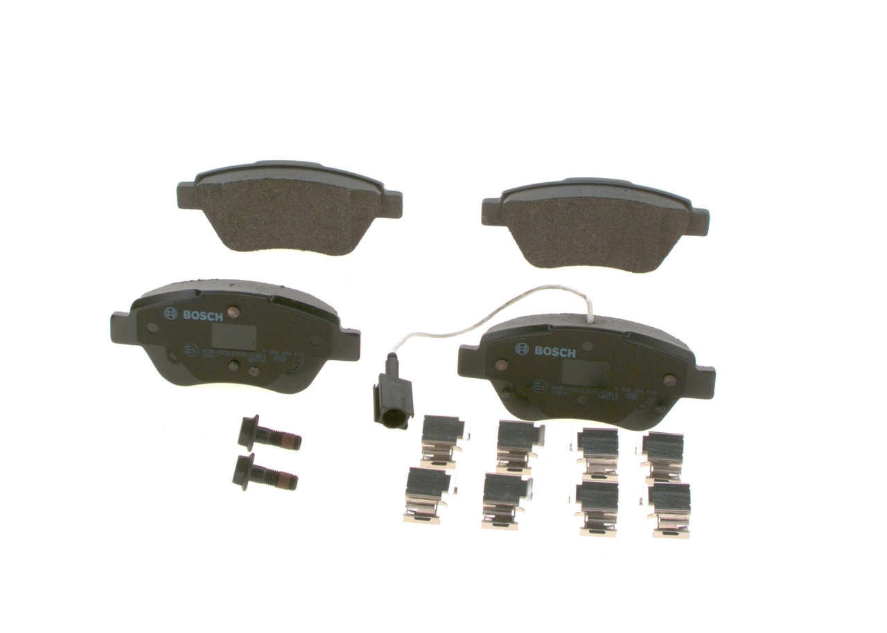 Купити 0986494113 Bosch Колодки гальмівні передні, дискові