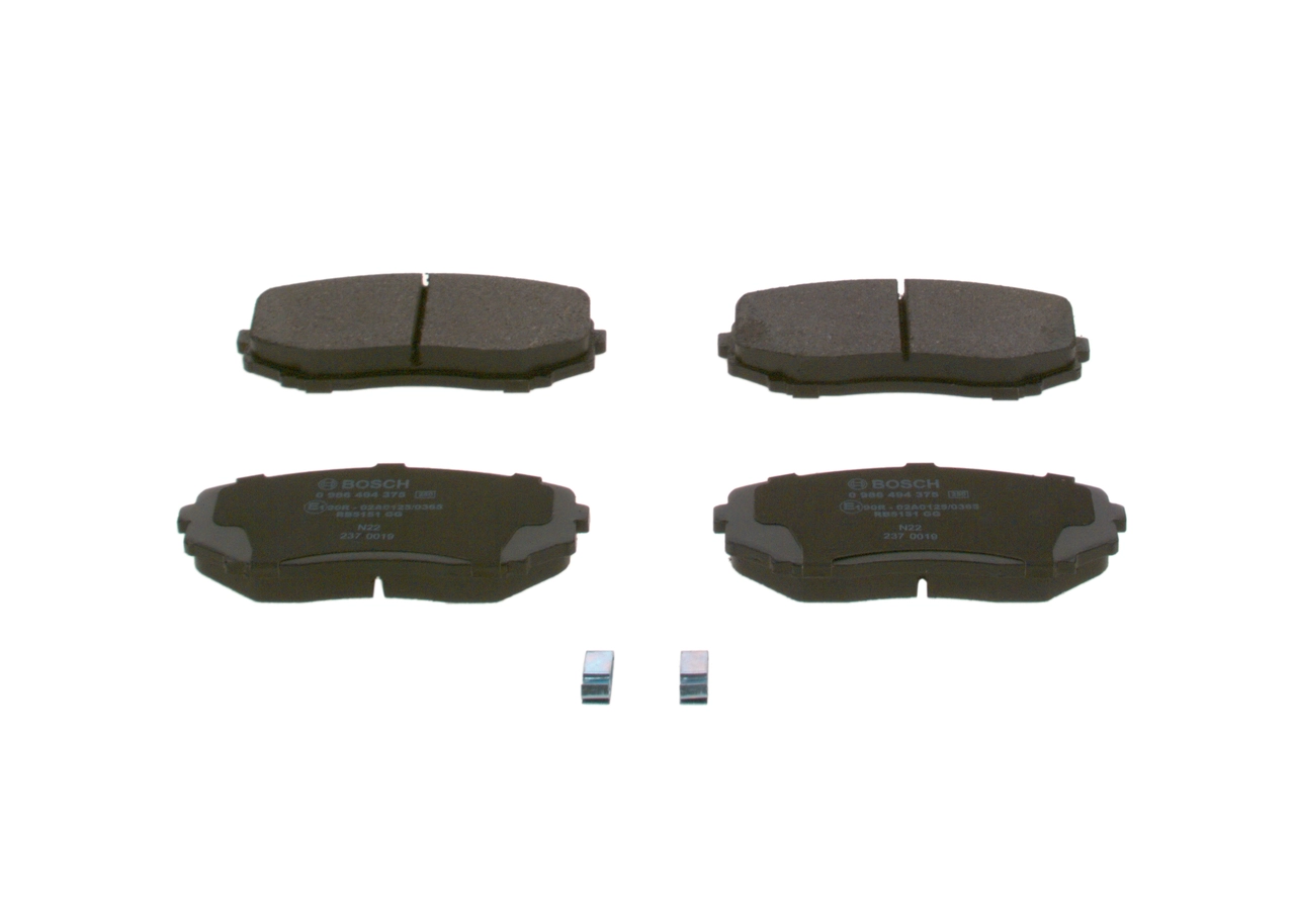 Купити 0986494375 Bosch Колодки гальмівні передні, дискові
