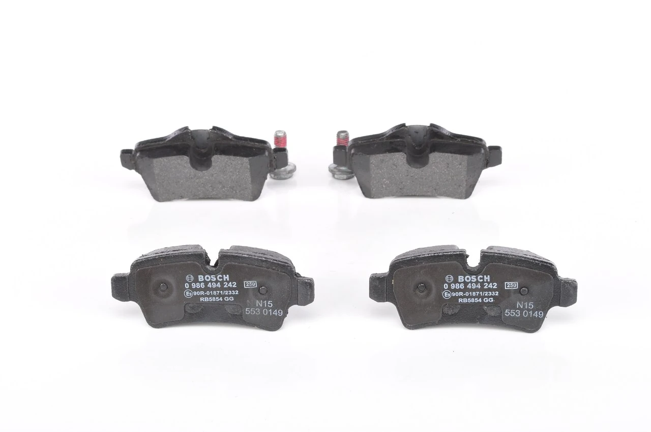 Задні гальмівні колодки 0986494242 Bosch