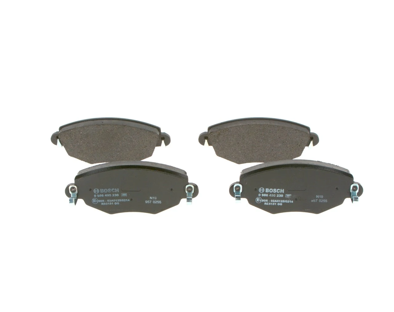 0986495230 Bosch Передні гальмівні колодки