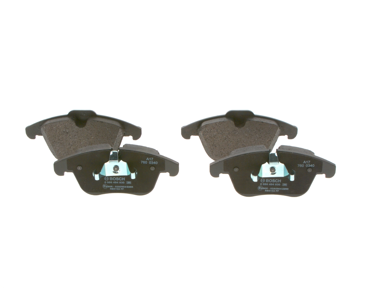 0986494830 Bosch Передні гальмівні колодки