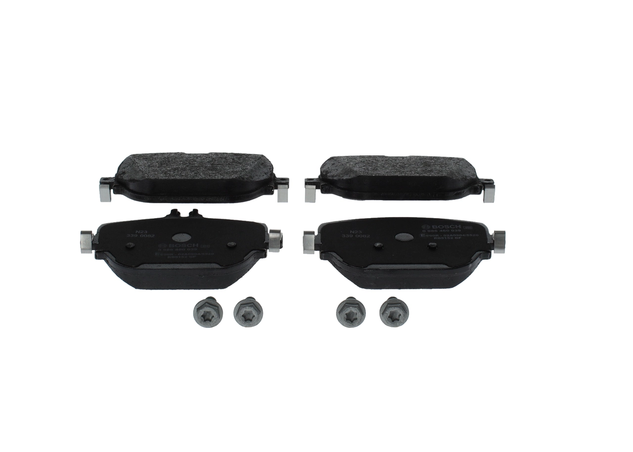 Задні гальмівні колодки Bosch 0986460039 ціна, від 66.38 USD