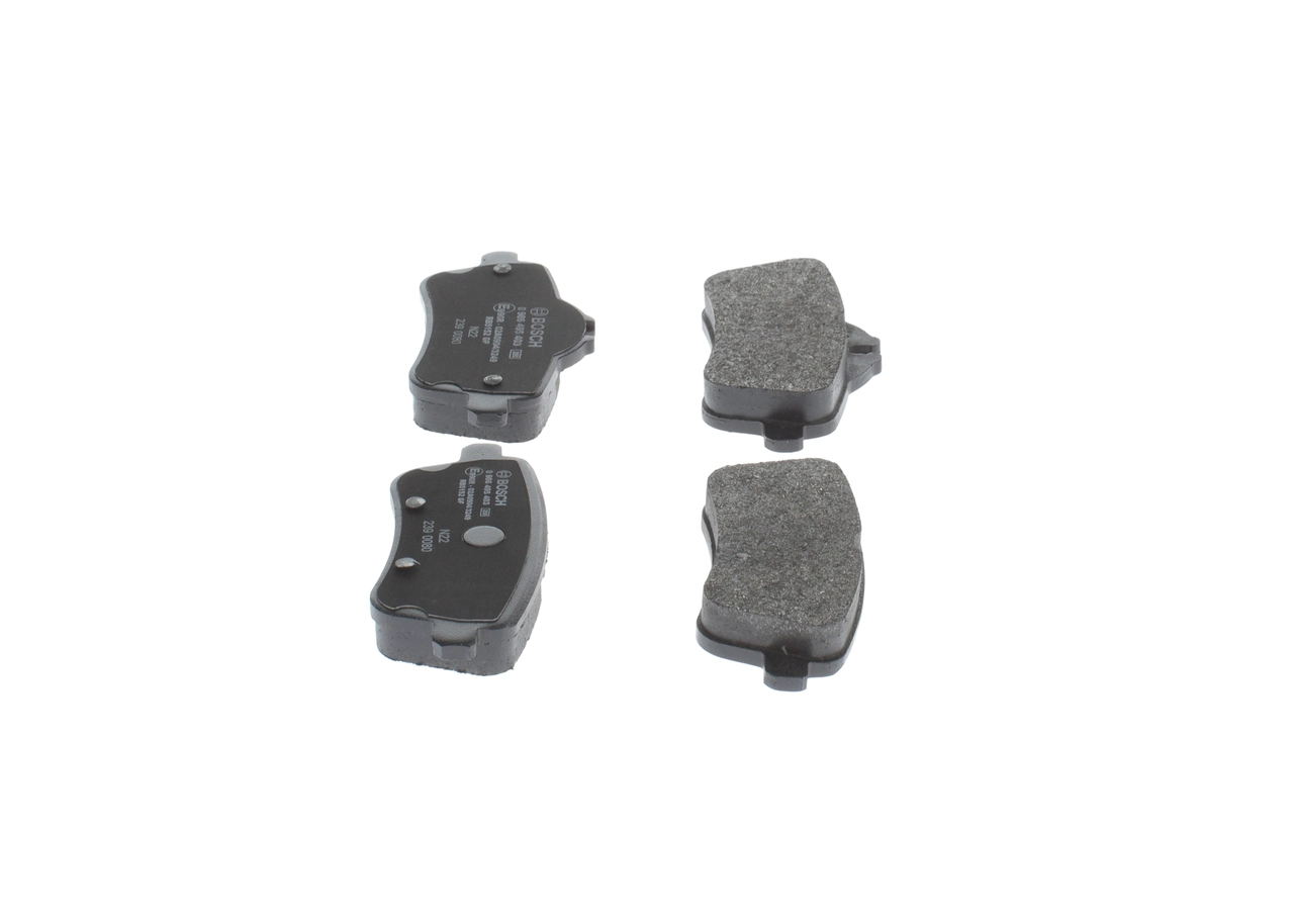 Задні гальмівні колодки Bosch 0986495403 ціна, від 64.15 USD