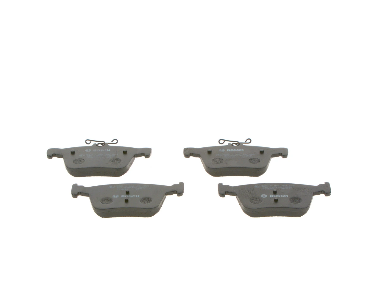 0986494659 Bosch Колодки гальмівні задні, дискові