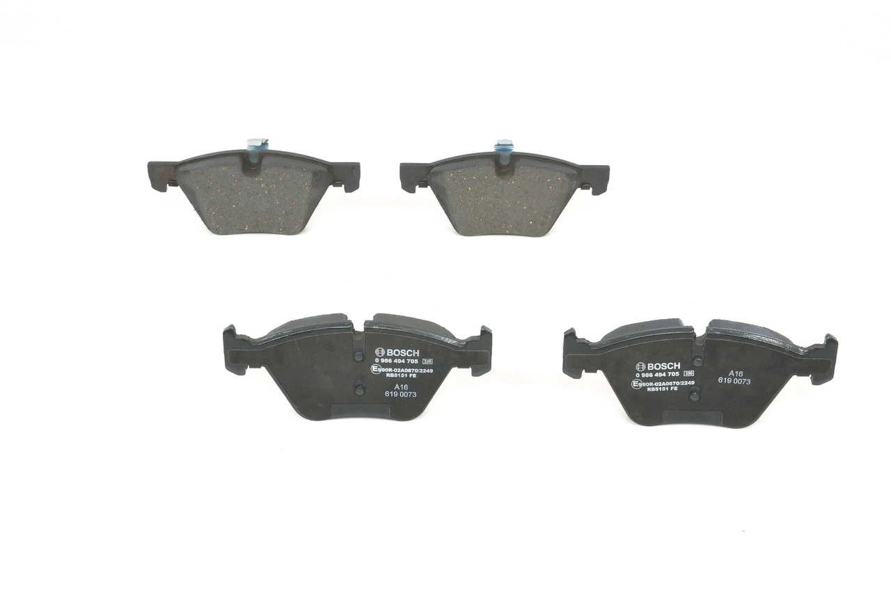 0986494705 Bosch Передні гальмівні колодки