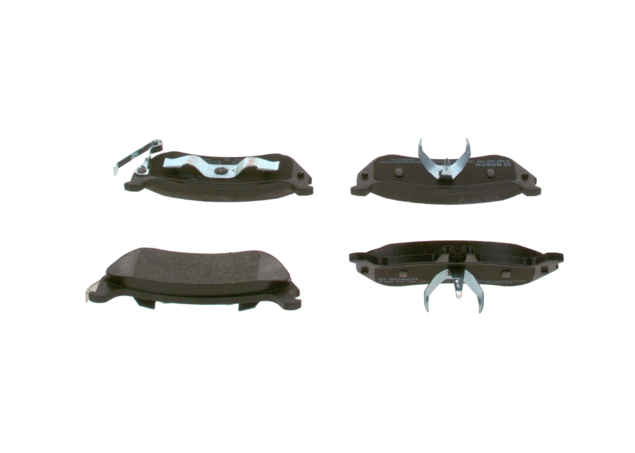 0986424708 Bosch Колодки гальмівні задні, дискові