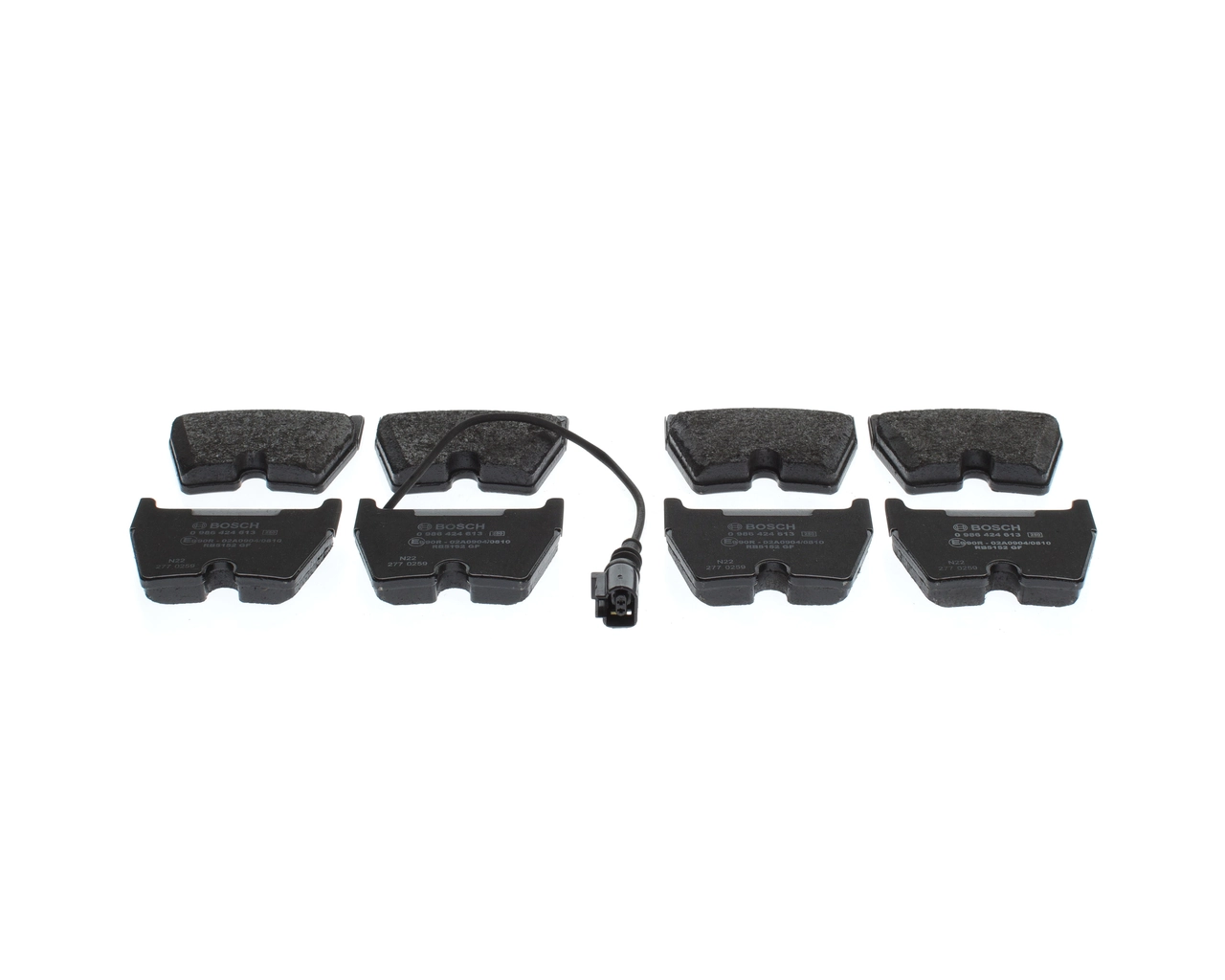 Гальмівні колодки Bosch 0986424613 ціна, від 136.20 USD