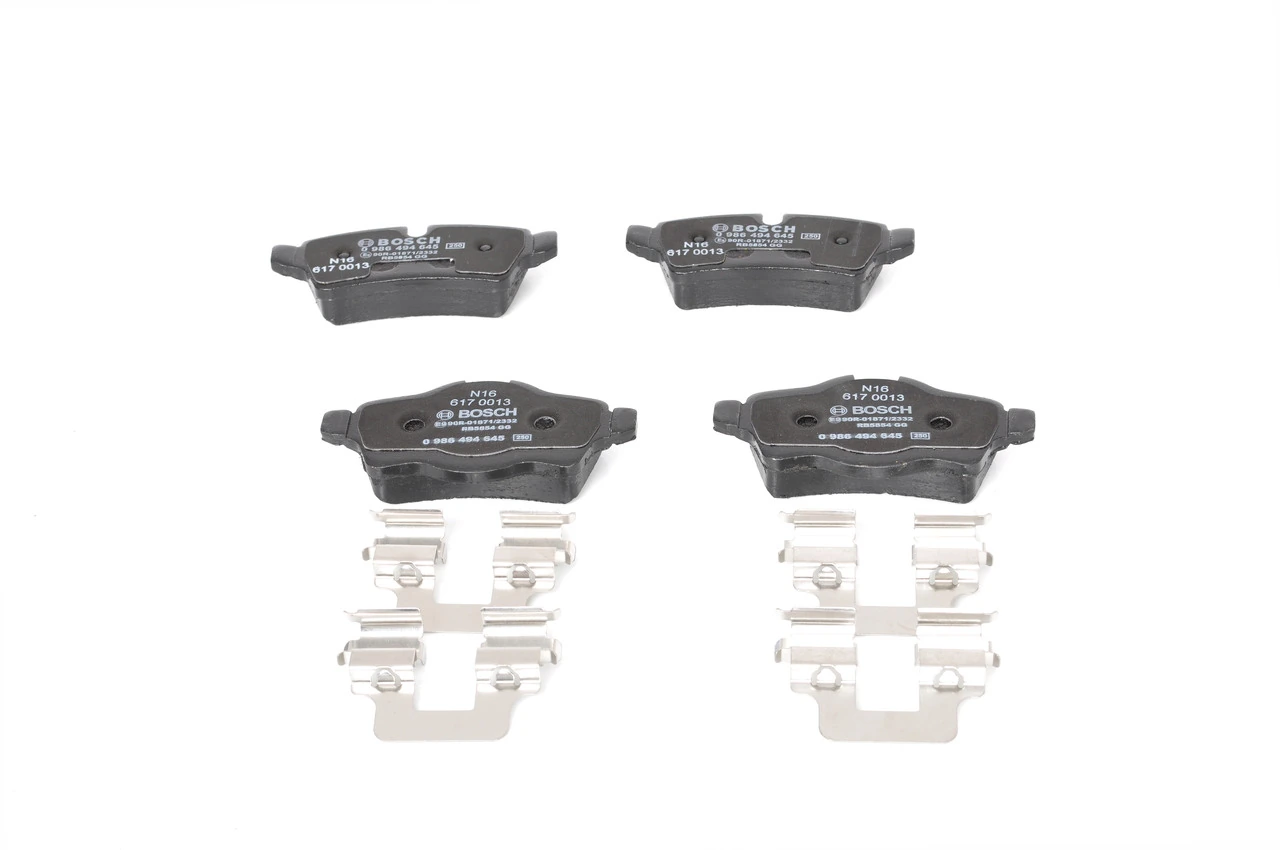 Задні гальмівні колодки Bosch 0986494645 ціна, від 31.72 USD