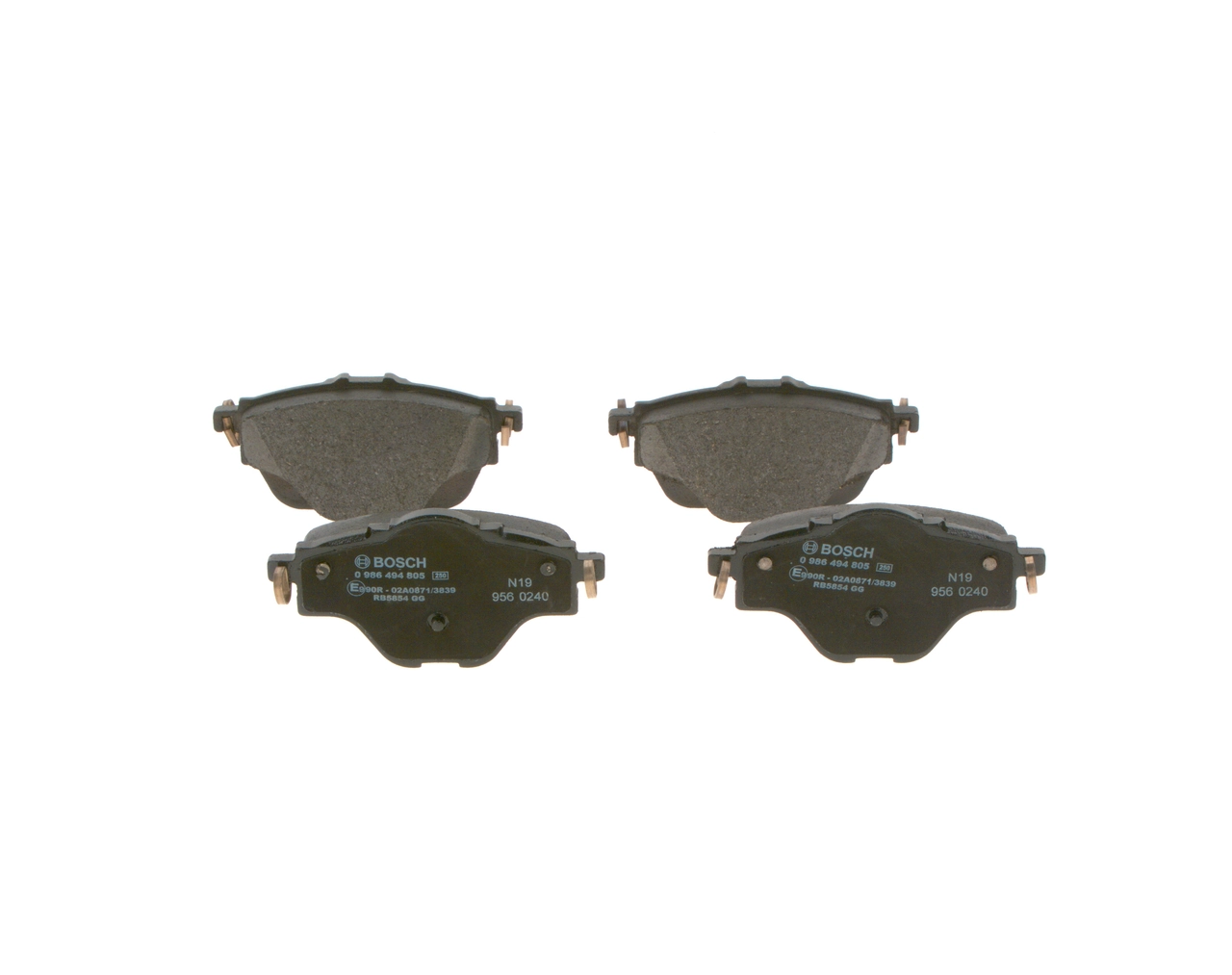 Задні гальмівні колодки Bosch 0986494805 ціна, від 36.38 USD
