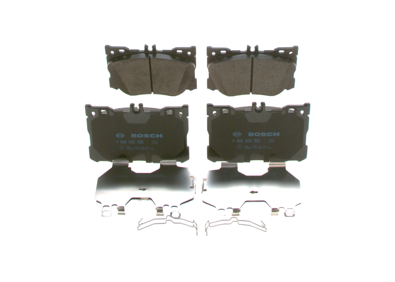 0986424335 Bosch Передні гальмівні колодки