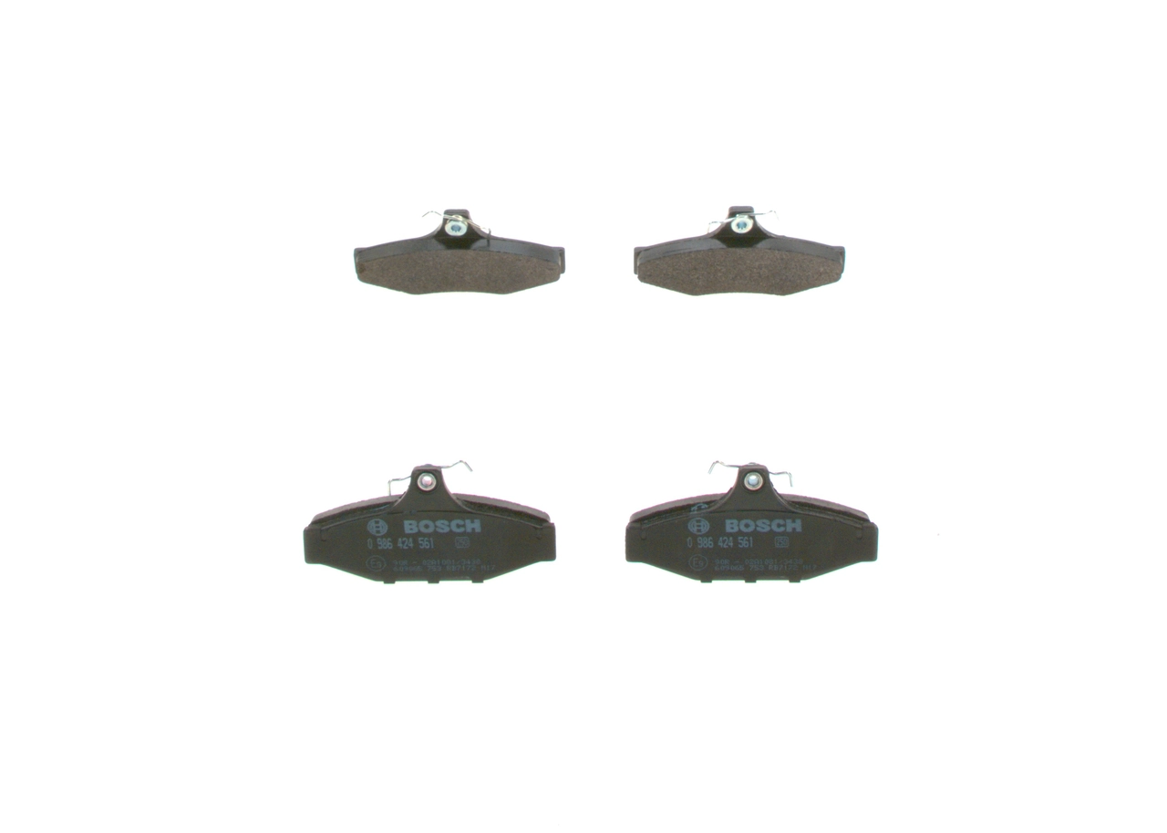 Задні гальмівні колодки Bosch 0986424561 ціна, від 21.46 USD