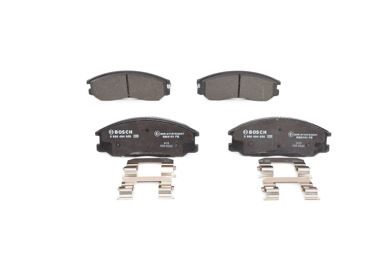 Купити 0986494650 Bosch Колодки гальмівні передні, дискові
