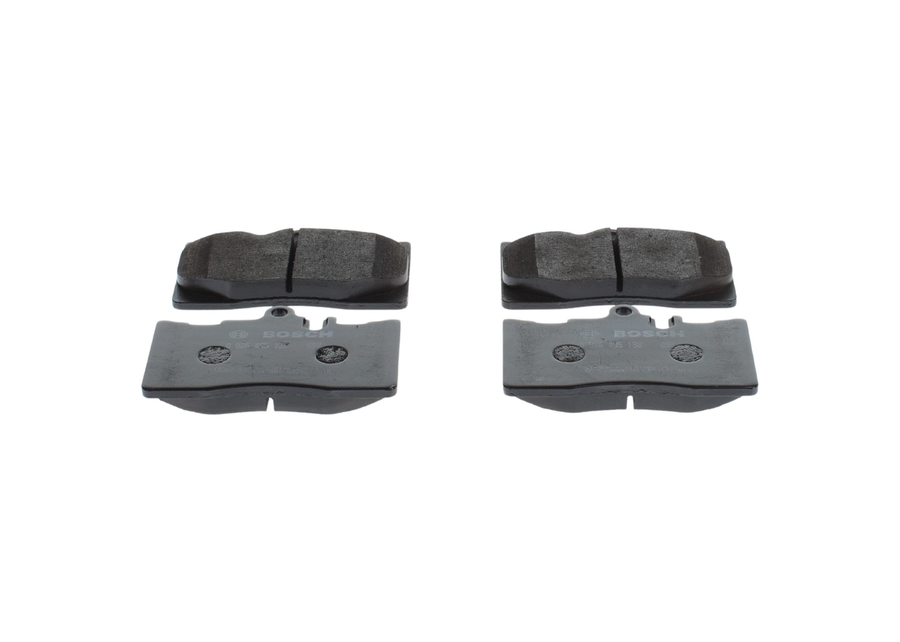 0986495138 Bosch Передні гальмівні колодки