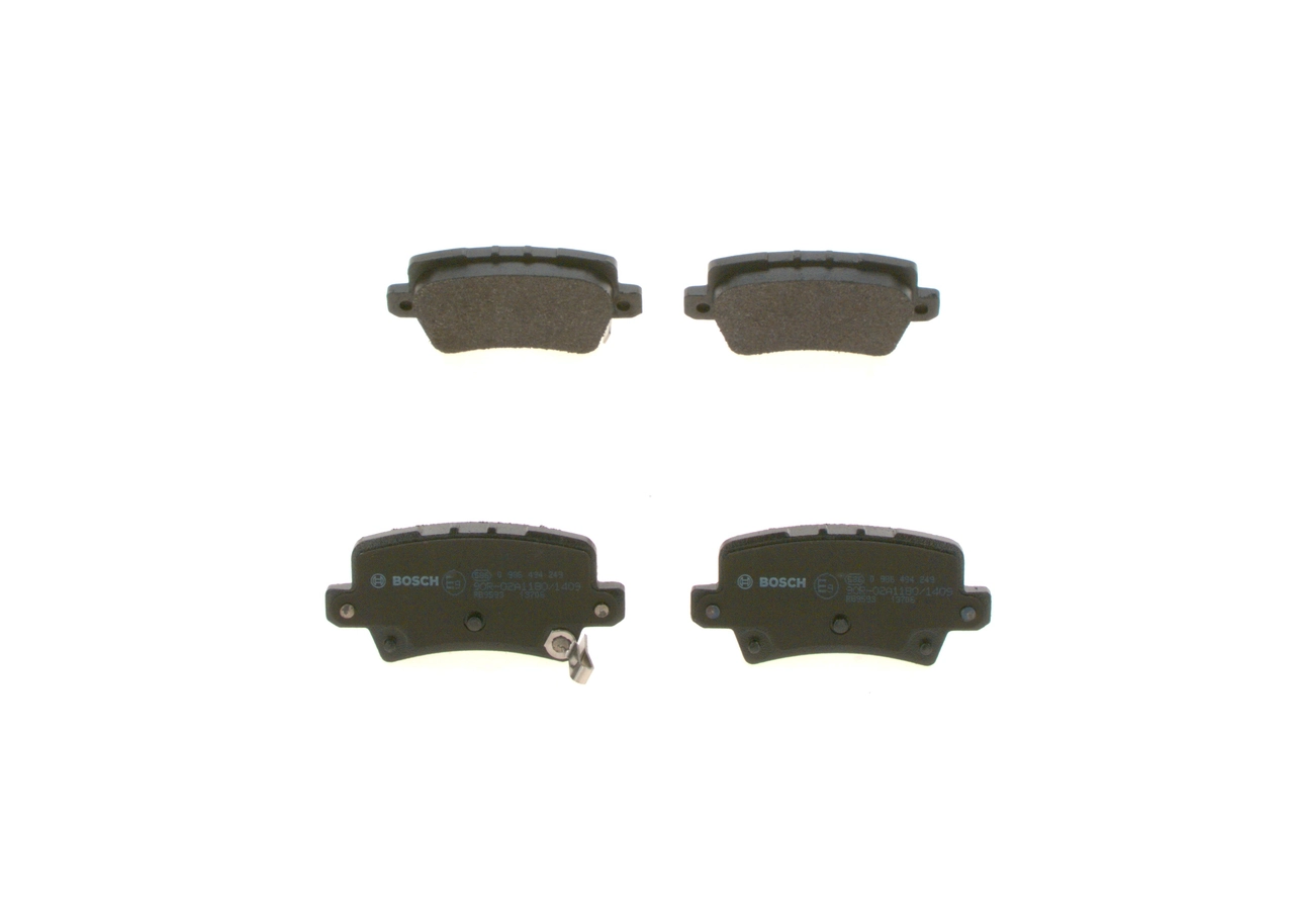 Купити 0986494249 Bosch Задні колодки