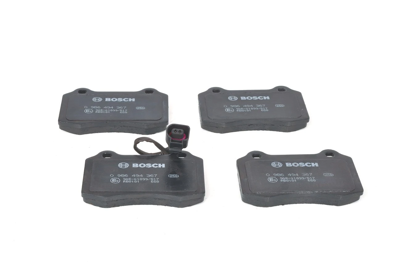 Купити 0986494367 Bosch Колодки гальмівні передні, дискові
