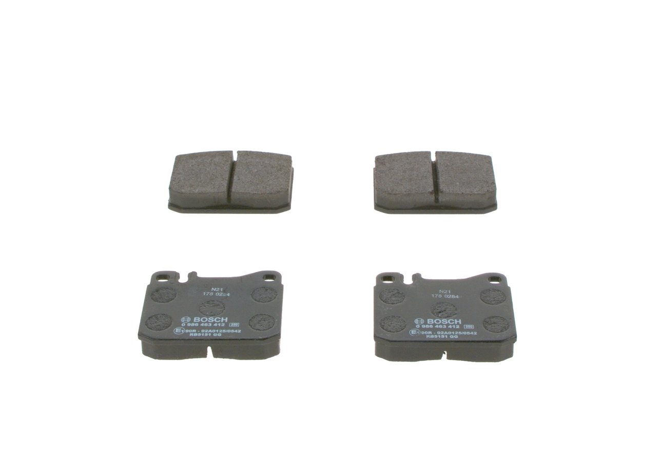 Гальмівні колодки Bosch 0986463412 ціна, від 18.68 USD