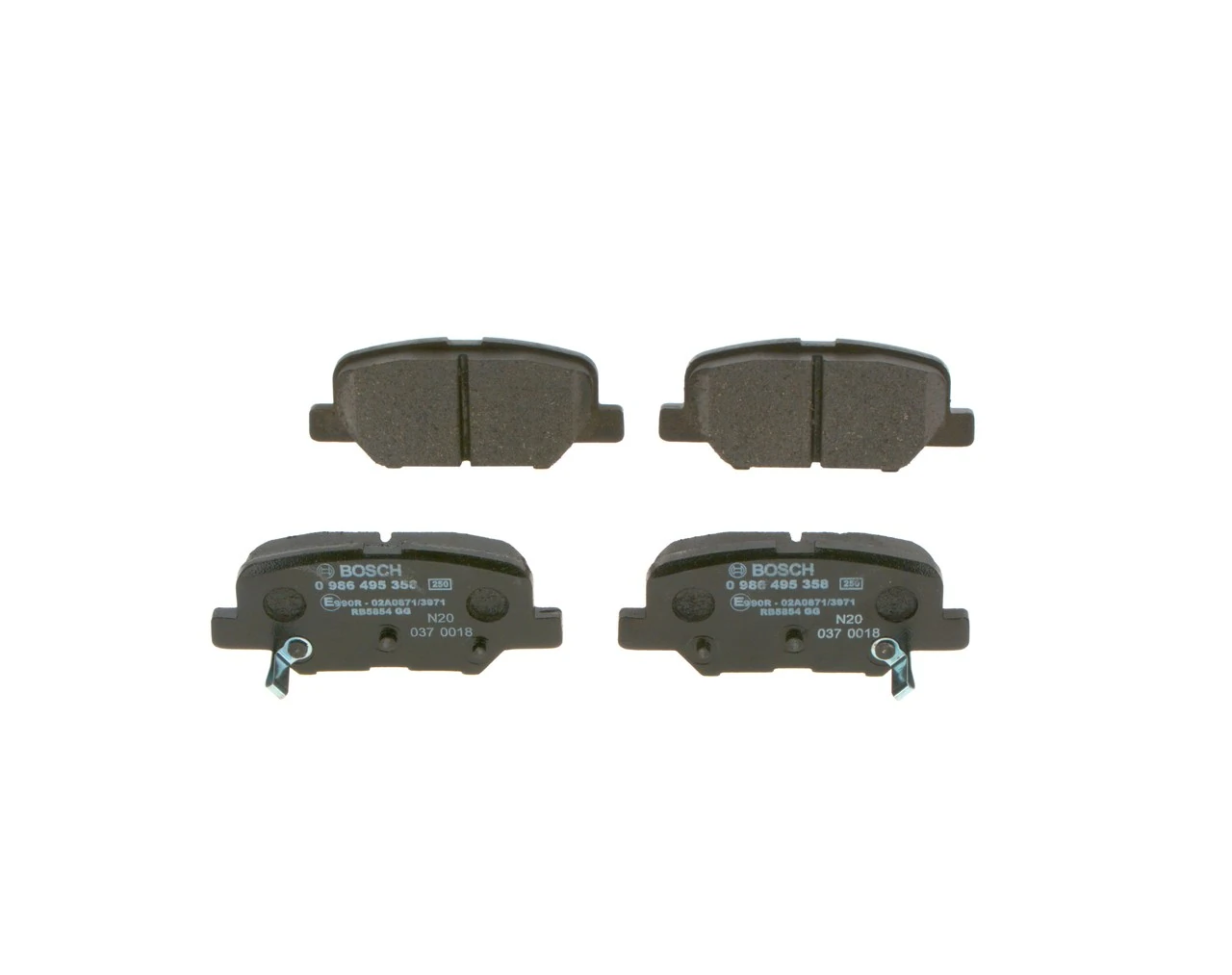 Купити 0986495358 Bosch Задні колодки