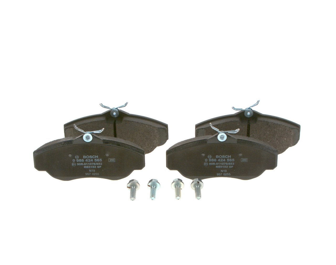 Гальмівні колодки Bosch 0986424565 ціна, від 35.69 USD