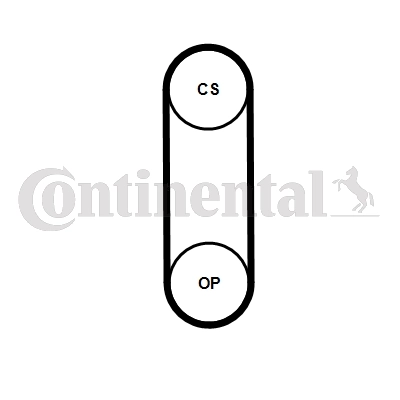 CT1238 Continental/Siemens Ремінь двигуна
