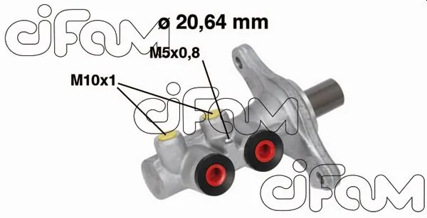 Циліндр головний гальма (Гідротормоз) Kamoka 1121038 ціна, від 76.34 USD
