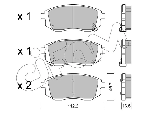 Гальмівні колодки Renault (RVI) 410609323R ціна, від 29.87 USD