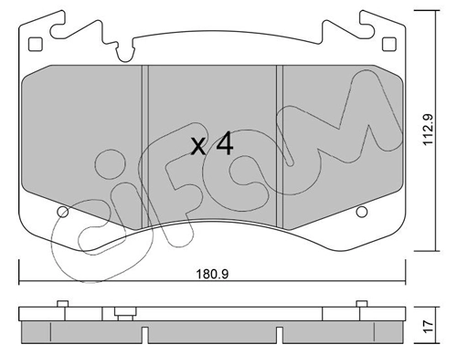 Передні тормозні колодки LP3900 Delphi