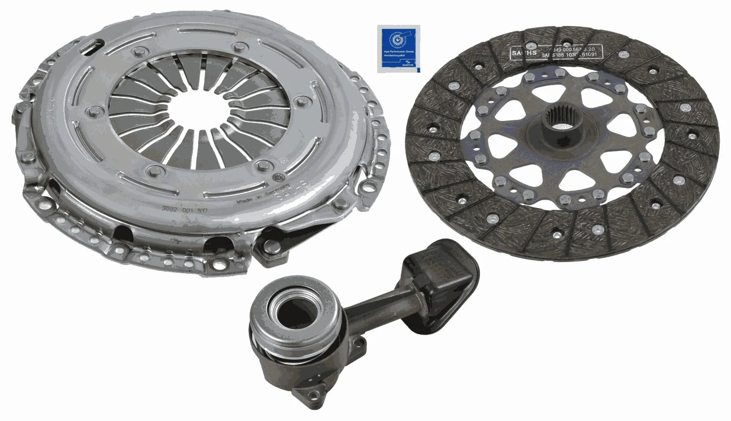 Комплект зчеплення (3 частини) Polcar HKT1218 ціна, від 238.15 USD