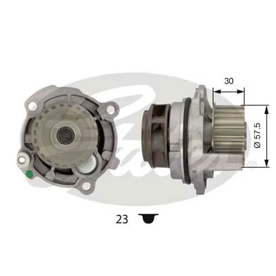 Купити 1987949752 Bosch Насос охолоджуючої рідини