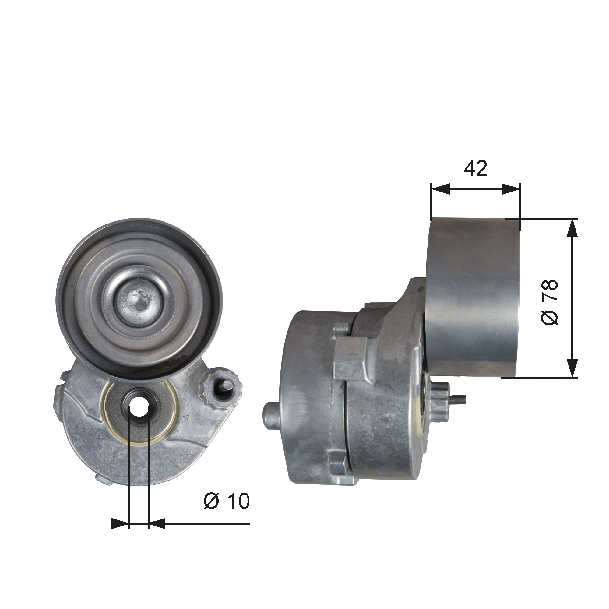 A4572001470 Mercedes Натяжна планка поліклинового ременя