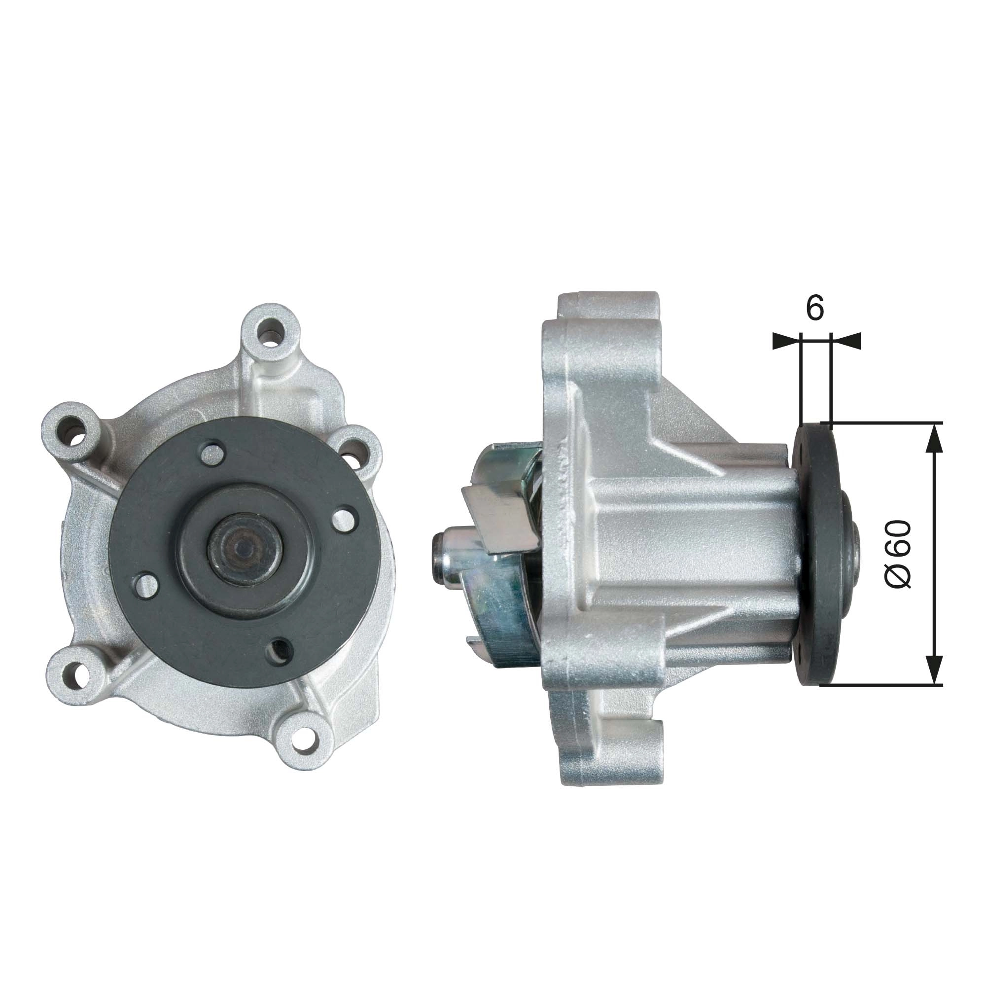Помпа охолодження Peugeot/Citroen E111655 ціна, від 34.68 USD