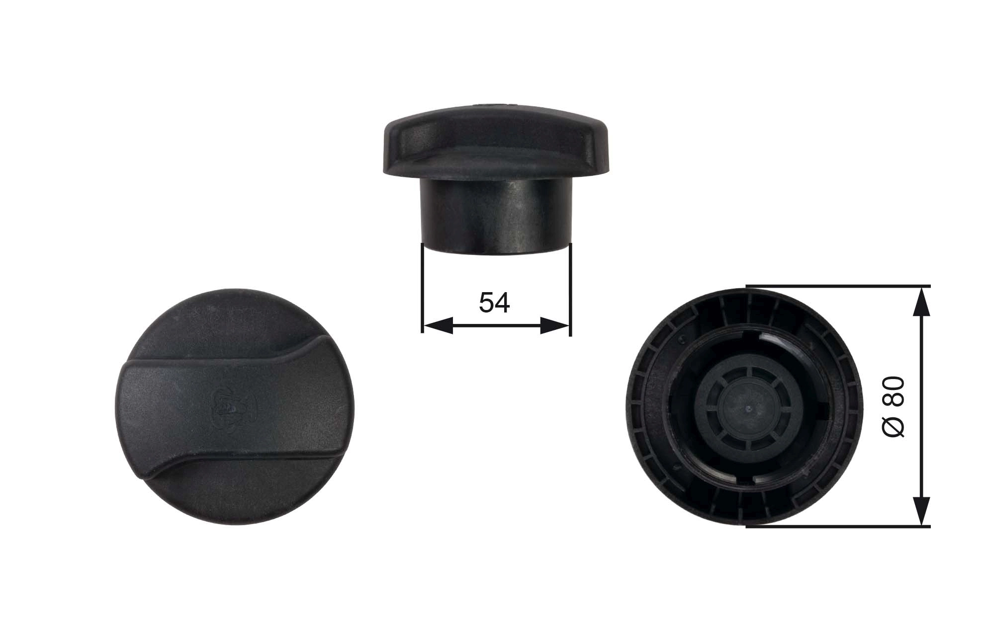 Кришка бачка радіатора AND 30121102 ціна, від 5.59 USD