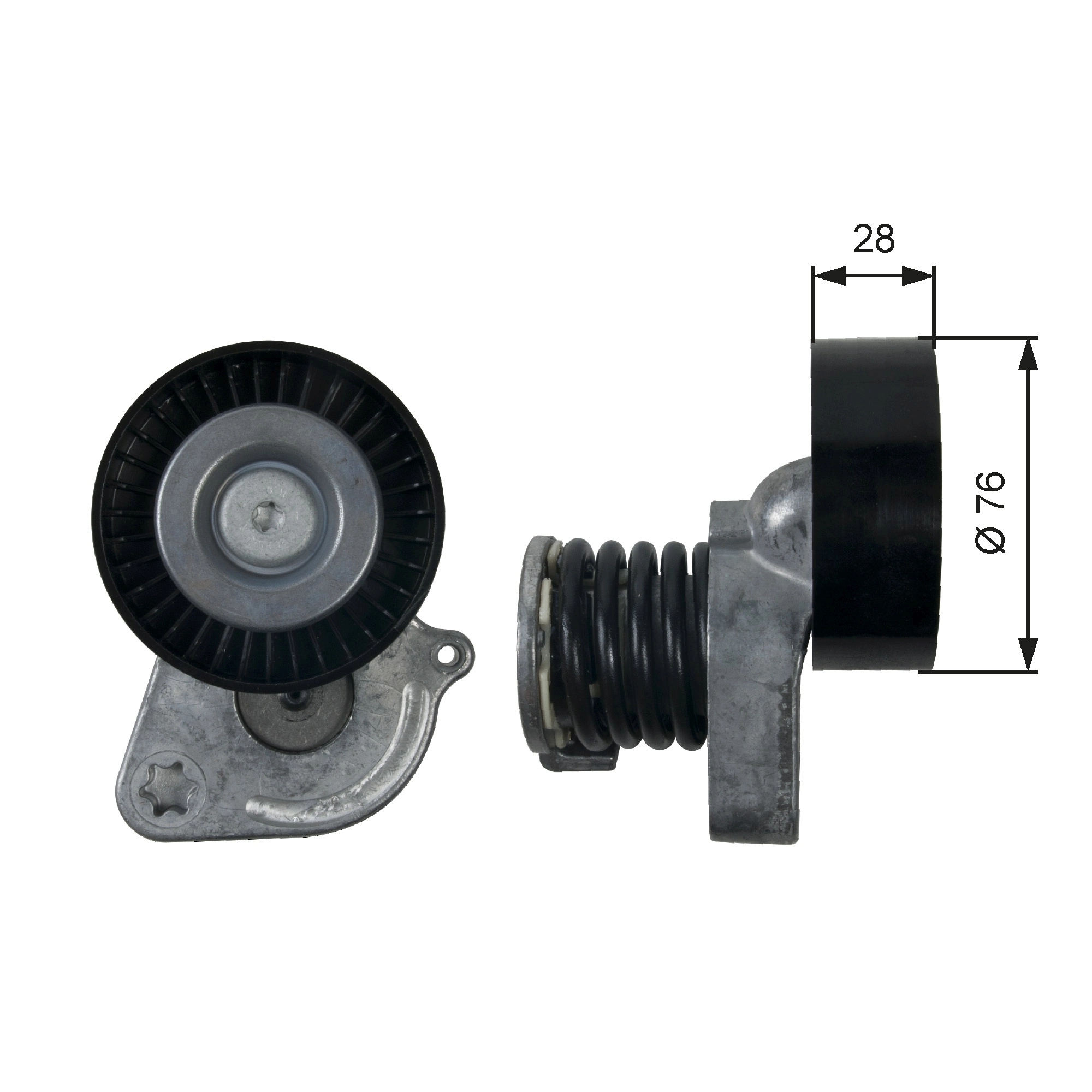Купити MPQ1182 Magneti Marelli Натягувач приводного ременя