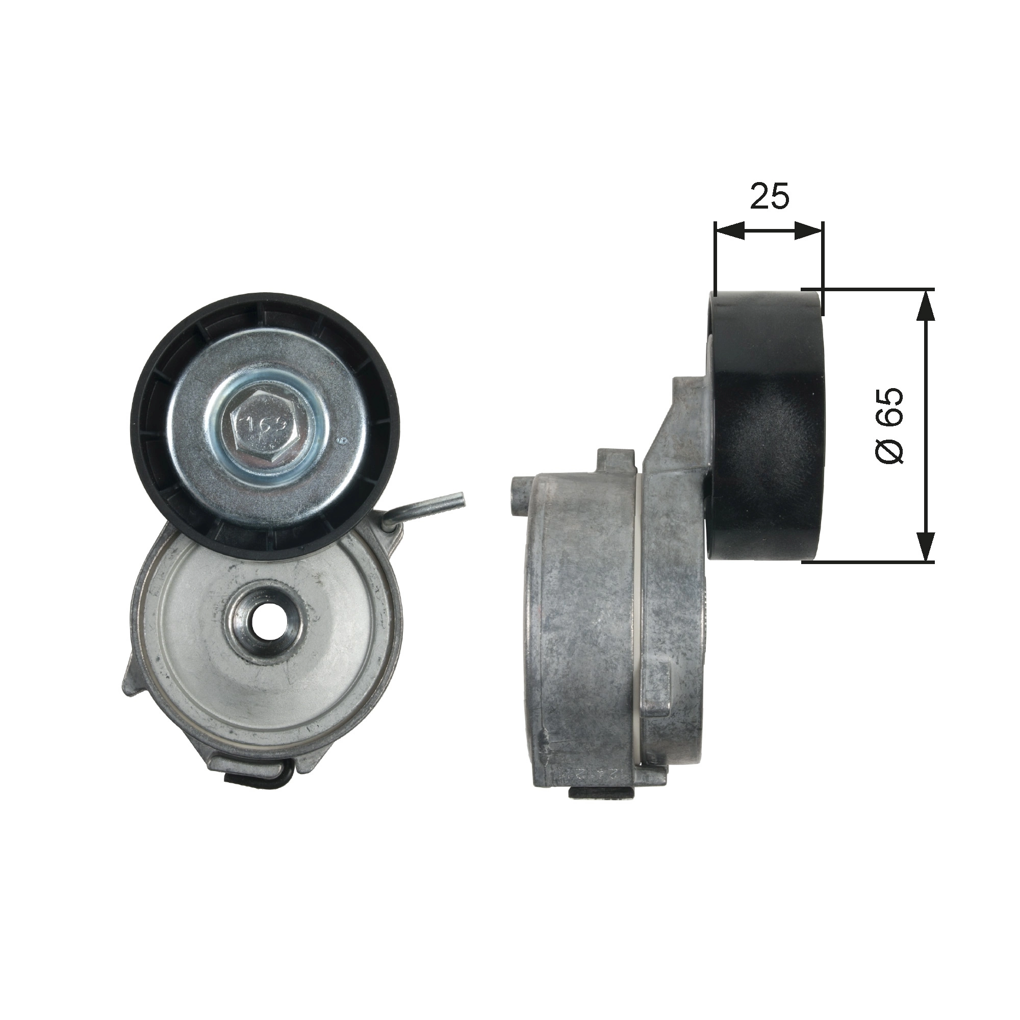 MPQ1212 Magneti Marelli Натяжна планка поліклинового ременя