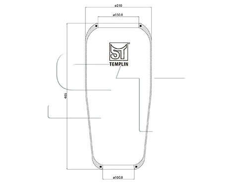 81436010129 MAN Ресора пневматичної підвіски