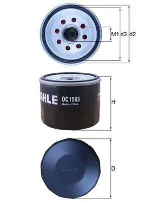 OC1565 Mahle Original Фільтр масла