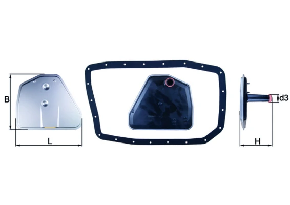 HX162D Mahle Original Масло в коробку автомат