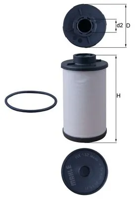 HX132D Mahle Original Масло в коробку автомат