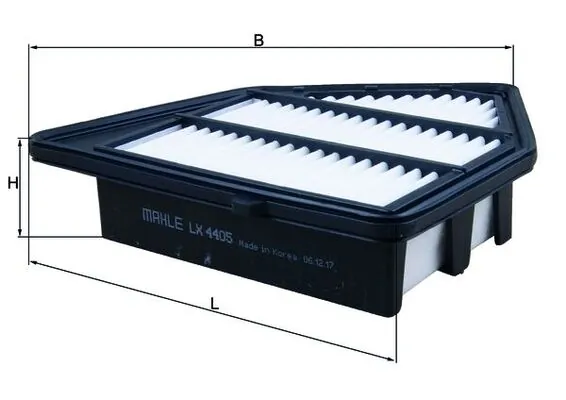 LX4405 Mahle Original Повітряний фільтр двигуна