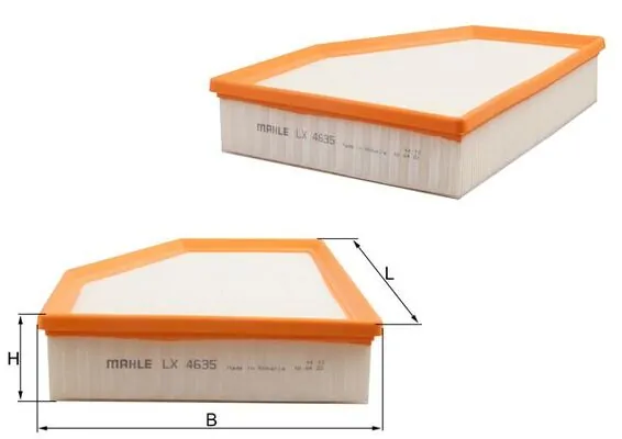 LX4635 Mahle Original Повітряний фільтр двигуна