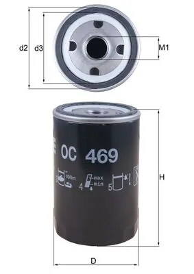 OC469 Mahle Original Фільтр масла
