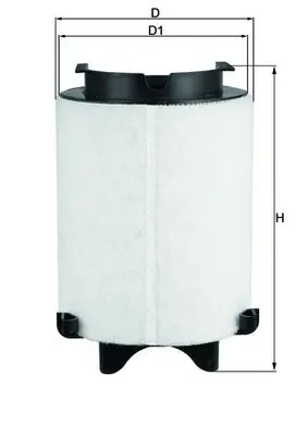 LX15661 Mahle Original Повітряний фільтр двигуна