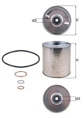 T011 Mahle Original Фільтр масла