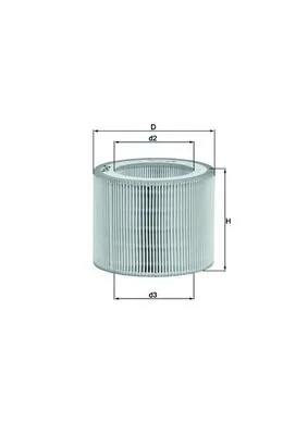 A0009891311 Mercedes Повітряний фільтр двигуна