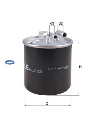 KL723D Mahle Original Фільтр палива